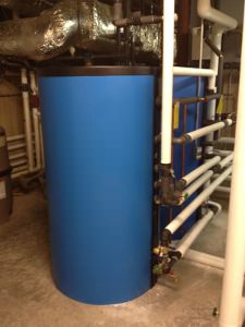combi boiler is super insulated and great for in-home hot water heating.
