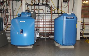 New high efficiency boiler helps save money in the long run!