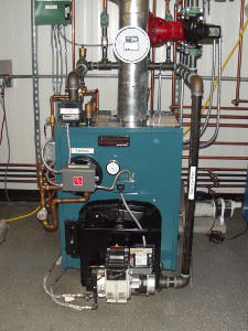 An oil heating system installed in a Southern NJ home