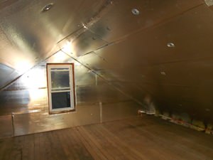 A Cherry Hill attic with SuperAttic installed.