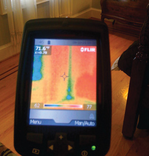 Infrared Camera can reveal air leaks in Mullica Hill