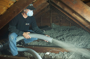 Attic Insulation installed 