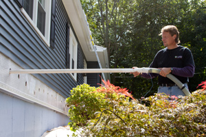 Blown-in Insulation in Wall Cavities